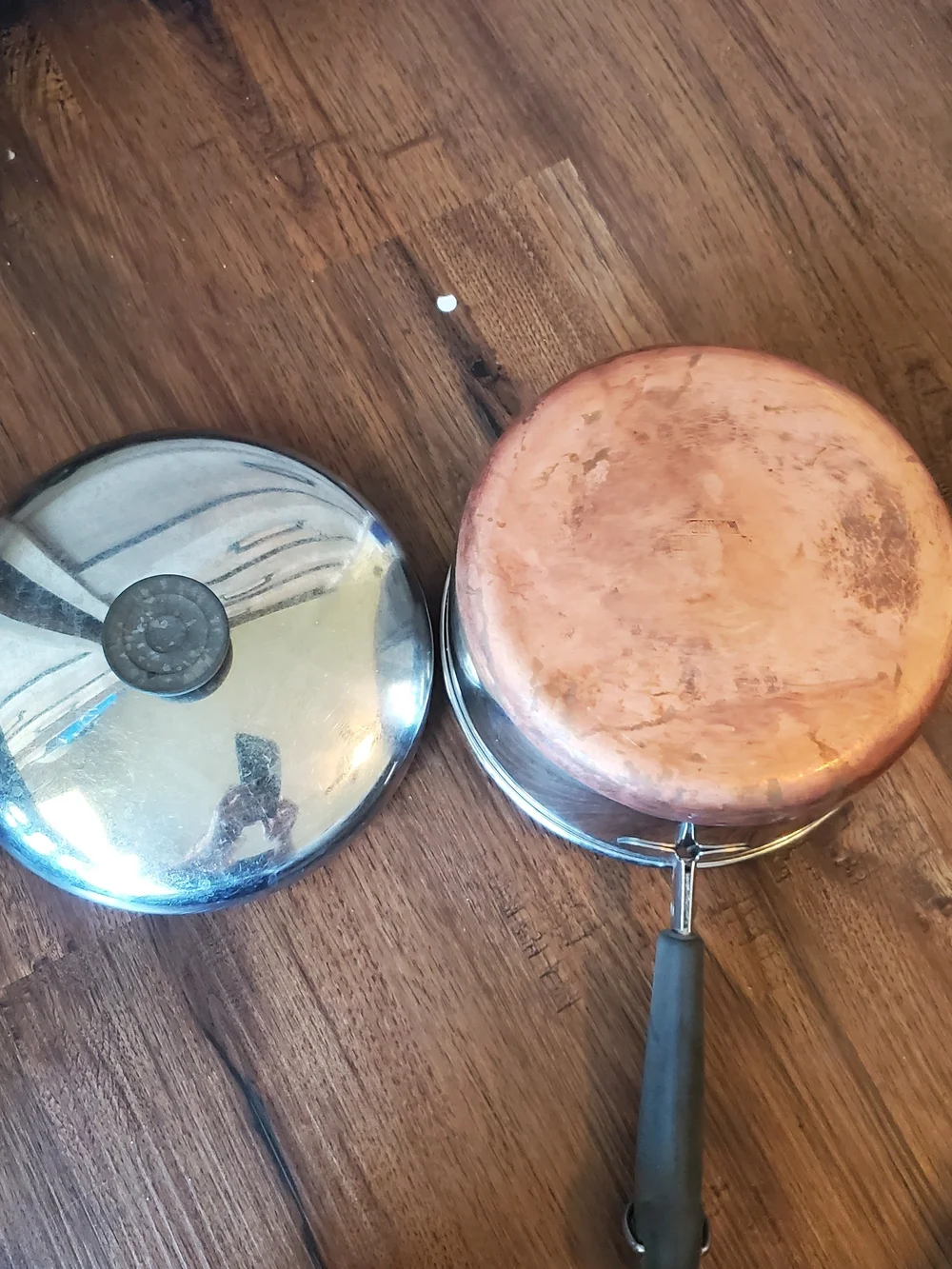 Revere Ware Copper Bottom Pot with Lid